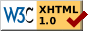Valid XHTML 1.0 Frameset